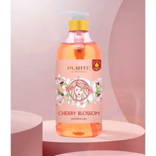 Sữa Tắm Trắng Da Purité Hương Hoa Anh Đào Cherry Blossom 850ml