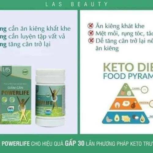 Sữa tảo giảm cân powerlife Las Beauty