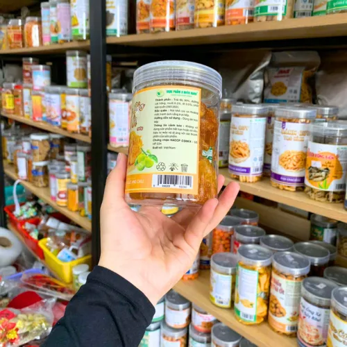 Tắc Sấy Dẻo Muối Ớt Thơm Ngon 300g Hộp Pet