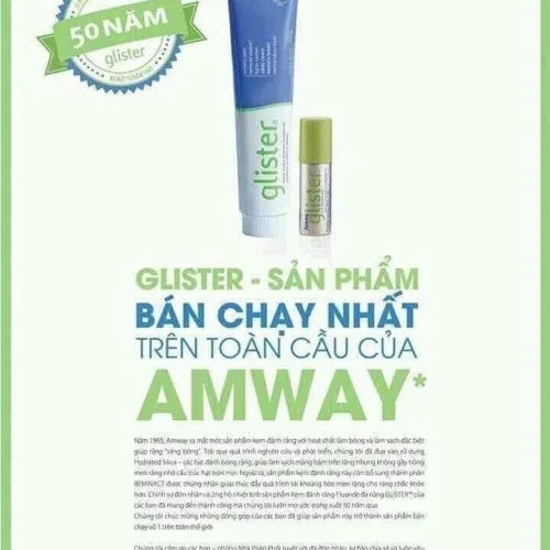 Tại sao phải là Glister ??? Vì Glister xứng đáng đứng Top Sellers tại Việt Nam !!!!