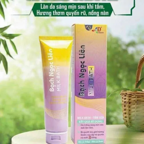 Tắm sữa Bạch Ngọc Liên da mịn như da em bé luôn á