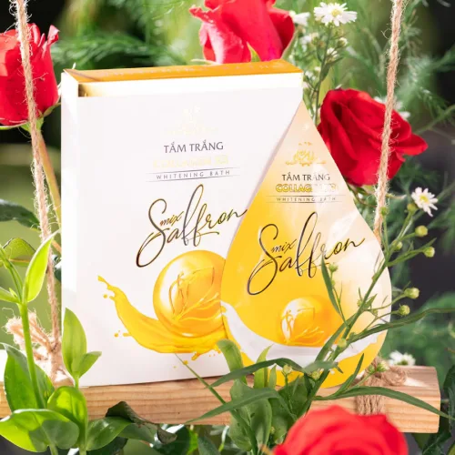 Tắm trắng Collagen X3 Luxury Mix Saffron chính hãng Mỹ Phẩm Đông Anh