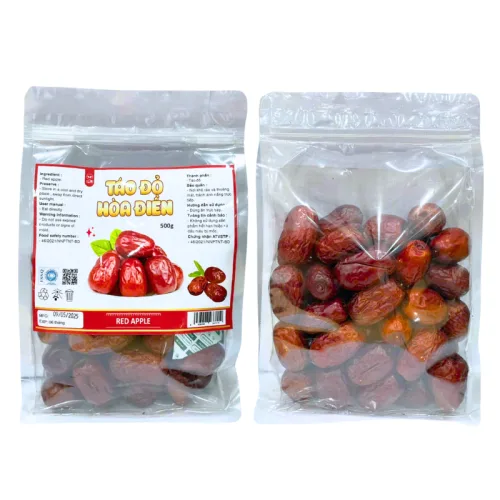 Táo Đỏ Hòa Điền Thơm Ngon Túi Zip 500g