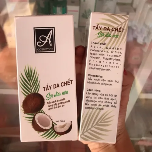 Tẩy Da Chết Sợi Dừa Non A Cosmetics Mỹ Phẩm Phương Anh