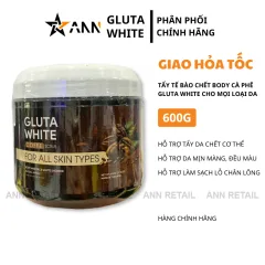 Tẩy Tế Bào Chết Body Gluta White Coffee Scrub Chiết Xuất Cà Phê 600g