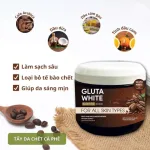 Tẩy Tế Bào Chết Body Gluta White Coffee Scrub Chiết Xuất Cà Phê 600g