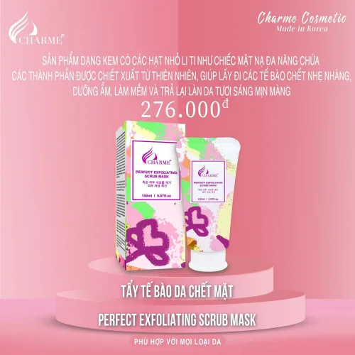 Tẩy Tế Bào Chết Da Mặt Charme Perfect Exfoliating Scrub Mask
