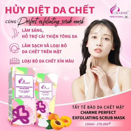 Tẩy Tế Bào Chết Da Mặt Charme Perfect Exfoliating Scrub Mask
