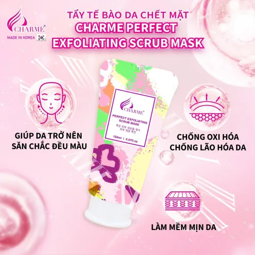 Tẩy Tế Bào Chết Da Mặt Charme Perfect Exfoliating Scrub Mask