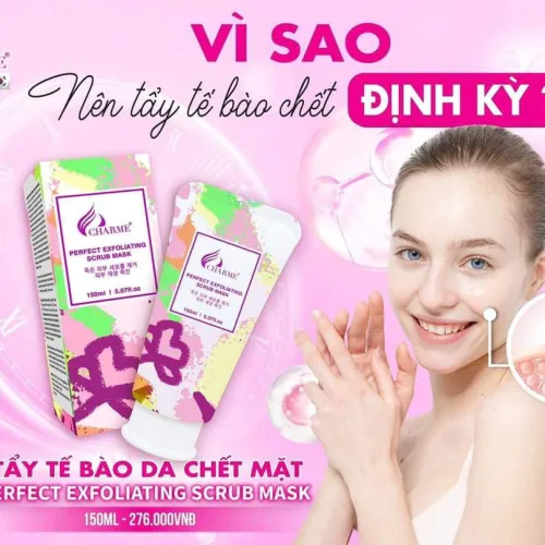 Tẩy Tế Bào Chết Da Mặt Charme Perfect Exfoliating Scrub Mask