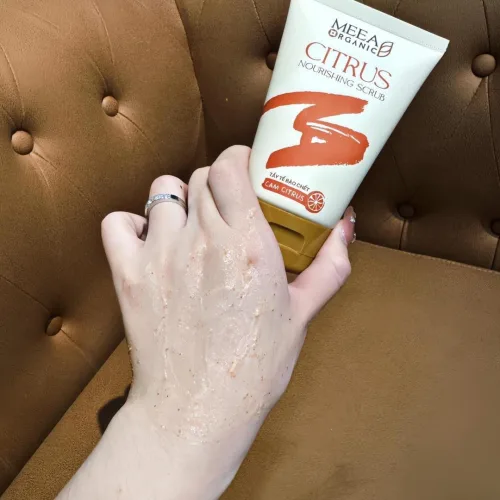 Tẩy Tế Bào Chết Face Cam Citrus Meea Organic Nouishing Scrub