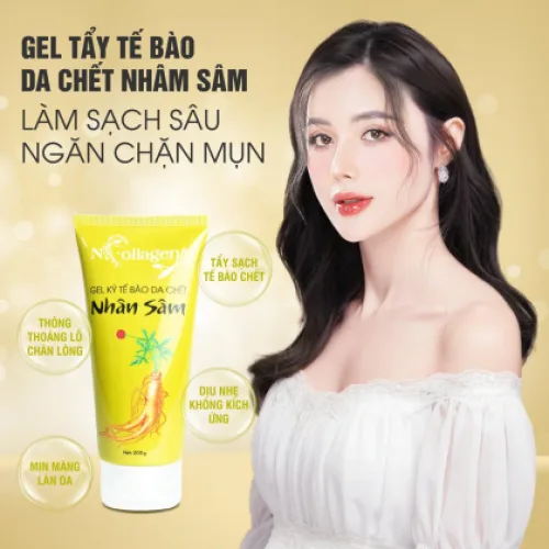 Tẩy Tế Bào Chết Nhân Sâm N Collagen Sử Dụng Cho Mặt Và Body