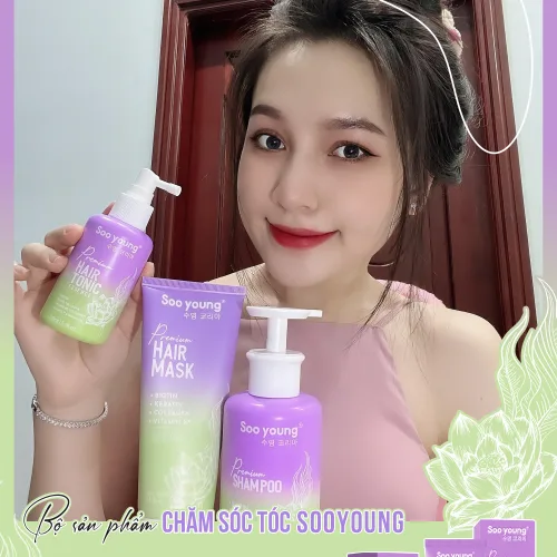 Team mê tóc con đâu bơi hết vô đây nè Combo chăm sóc tóc Sen Tảo