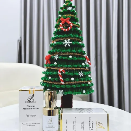 Thả nhẹ một chiếc Serum dưỡng trắng mờ thâm nám
