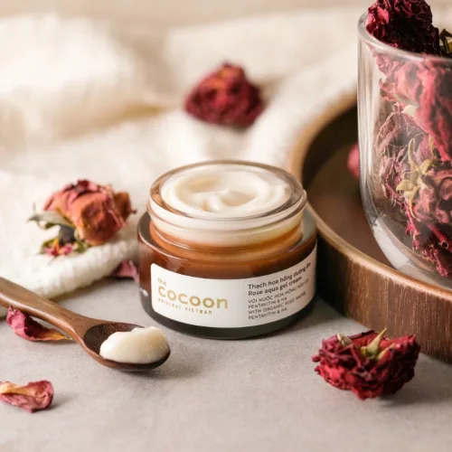 Thạch Hoa Hồng Cocoon Rose Aqua Gel Cream Giúp Dưỡng Ẩm Da 30ml