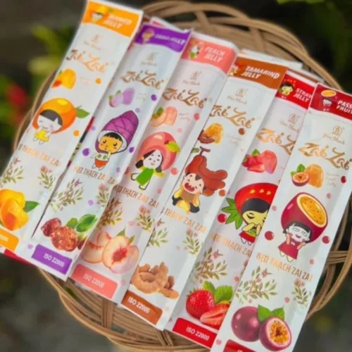 Túi Thạch Rau Câu Zai Zai Đức Hạnh Mix Vị 320g