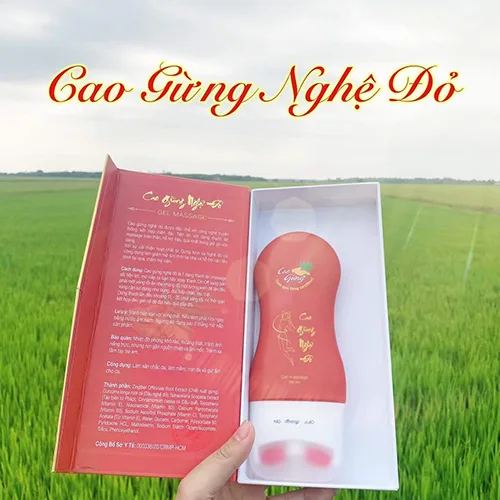 Thanh Lăn Cao Gừng Nghệ Đỏ Thiên Nhiên Việt