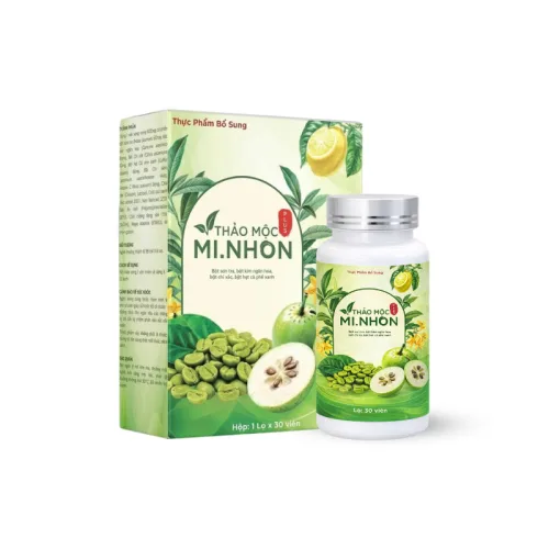 Thảo Mộc Giảm Cân Mi Nhon 1 Lọ 30 Viên - Phiên Bản Mới