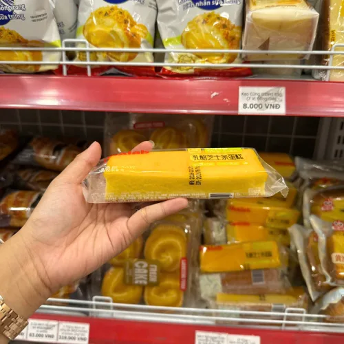 Thùng 34 Cái Bánh Bông Lan Que Obalab Vị Phô Mai 56g/Cái