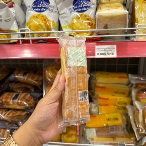 Thùng 34 Cái Bánh Bông Lan Que Obalab Vị Phô Mai 56g/Cái