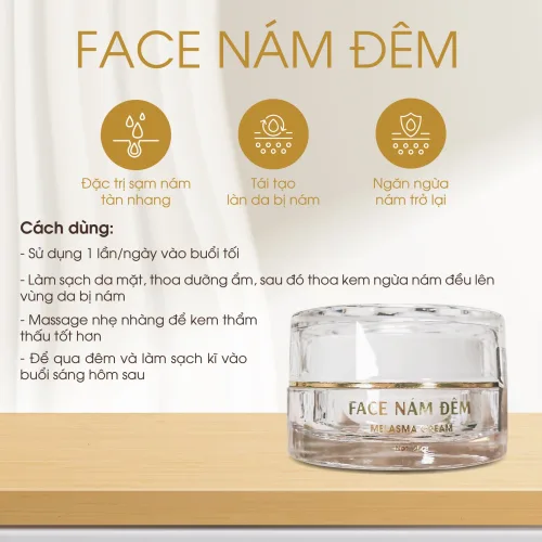 Tiếp tục chương trình trị nám chuẩn spa tại nhà cùng  kem face nám đêm N Collagen