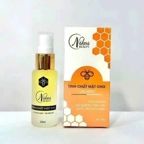 Tinh chất mật ong Nicos Beauty là dòng serum dưỡng da căng bóng