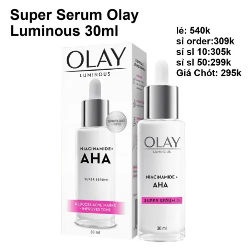 Tinh Chất Niacinamide Aha Super Serum Olay Lumious 30ml