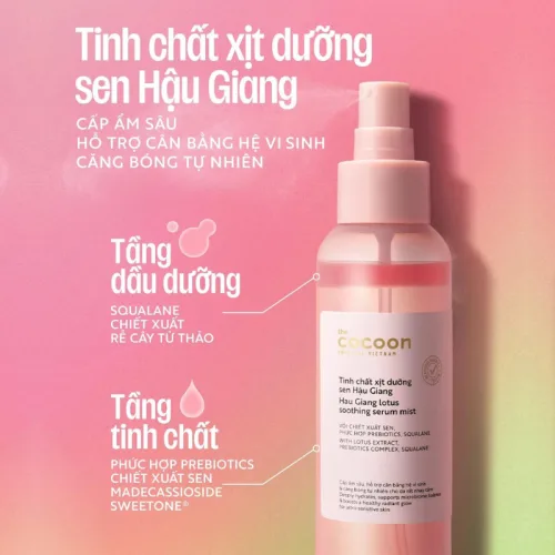 Tinh Chất Xịt Dưỡng Da Sen Hậu Giang 100ml