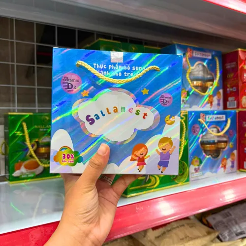 Tổ Yến Chưng Dành Cho Bé Quai Xách SALLANEST Set 6 Hủ 70ml