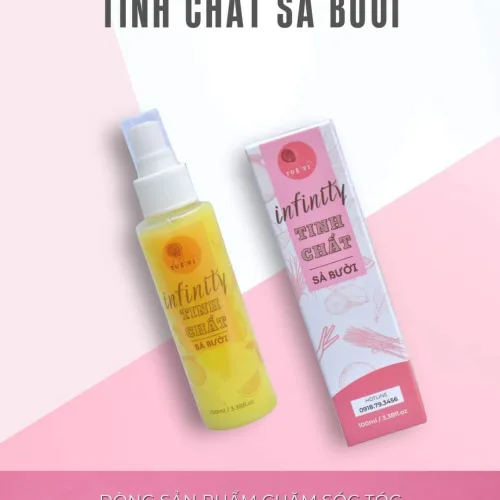 Tóc rụng và mỏng yên tâm đã có xịt bưởi kích mọc tóc Tuệ Vi INFINITY