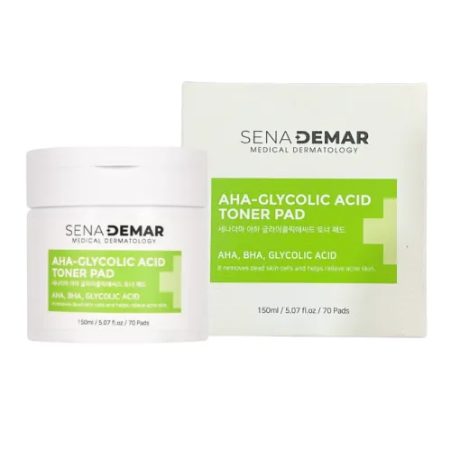 Toner Pad Aha Tẩy Tế Bào Chết Sena Demar Chính Hãng 150ml