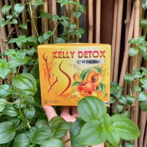 Trà đào KELLY DETOX chấm dứt nổi buồn mỡ thừa đeo bám