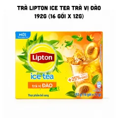 Trà Lipton Ice Tea Trà Vị Đào Thơm Ngon 192g (16 Gói x 12g)