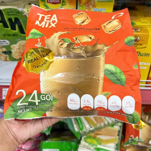 Trà Sữa Hòa Tan Trần Quang 24 Gói 480g