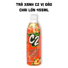 Trà Xanh C2 Hương Đào Chai Lớn 455ml