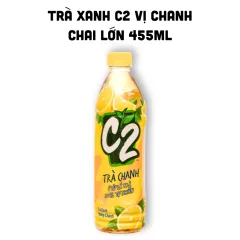 Trà Xanh C2 Hương Chanh Chai Lớn 455ml