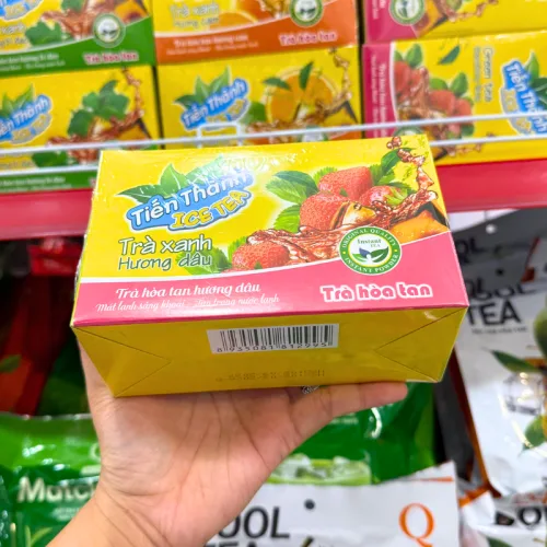 Trà Xanh Hoà Tan Tiến Thành Hương Dâu 240g