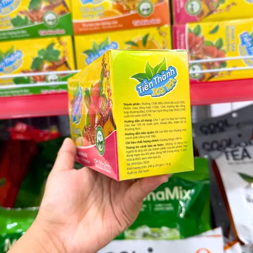 Trà Xanh Hoà Tan Tiến Thành Hương Dâu 240g