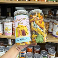 Trái Cây Sấy Thơm Ngon 300g - Hộp Pet