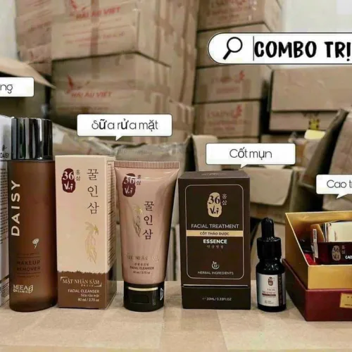 Tự tin đây là Combo Treament mụn vô cùng hiệu quả của thương hiệu 36 vi