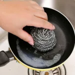 Túi 2 Miếng Cước Sắt - Miếng Rửa Chén Cước Sắt Rửa Chén Bát Cọ Xoong Nồi Đa Năng 9x5x3cm