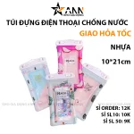 Túi Đeo Điện Thoại Chống Thấm Nước Viền Phao - Túi Nhựa Đựng Điện Thoại Chống Nước Kèm Dây 21x10 Cm