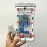 Túi Đeo Điện Thoại Chống Thấm Nước Viền Phao - Túi Nhựa Đựng Điện Thoại Chống Nước Kèm Dây 21x10 Cm