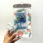 Túi Đeo Điện Thoại Chống Thấm Nước Viền Phao - Túi Nhựa Đựng Điện Thoại Chống Nước Kèm Dây 21x10 Cm