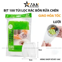 Combo 3 Túi Lọc Rác Bồn Rửa Chén (Set 100 Cái 9x9cm)