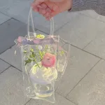 Túi Đựng Bình Trong Suốt - Túi Đựng Ly Giữ Nhiệt 25x10x10cm