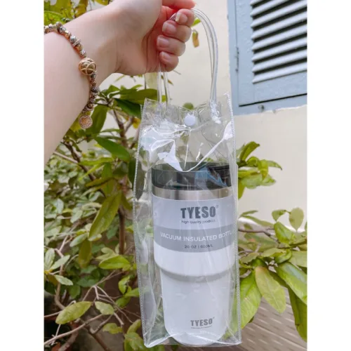 Túi Đựng Bình Trong Suốt - Túi Đựng Ly Giữ Nhiệt 25x10x10cm