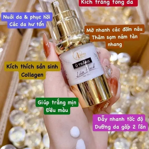 Ủ Trắng Lúa Mạch Thanh Nhi Nikos Beauty