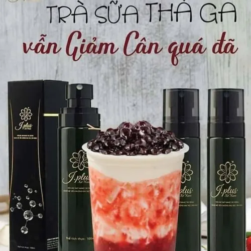 Uống trà sữa thả ga – vẫn giảm cân quá đã với xịt tan mỡ J Plus