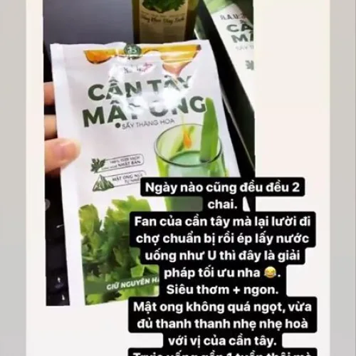 Uyên Pu đã sử dụng cần tây mật ong, bạn đã sử dụng cần tây mật ong chưa?